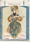 VARIOUS ARTISTS. BALLETS & GALAS RUSSES A PARIS 1909-1921. 1922. 13x10 inches, 33x26 cm. M. de Brunoff, Paris.